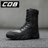 CQB 8寸高帮作战靴 真皮军迷靴特种兵511靴春夏沙漠作训战术靴男