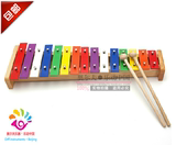 绝对音准15音打击铝板打琴儿童乐器音乐玩具手敲琴木琴奥尔夫教具