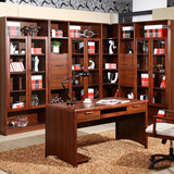 御品工匠 中式实木书架书柜书橱 储物文件柜自由组合 置物展示柜