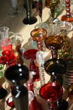 手作器皿 玻璃 人工吹制 出口玻璃花瓶 烛台 蜡台摆件