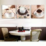 咖啡奶茶店装饰画北欧餐厅可带钟的无框清新酒店壁画卧室单幅挂画