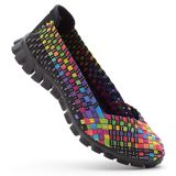 美国正品代购 Skechers/斯凯奇女鞋,EZ Flex 2超轻超舒适小坡跟鞋