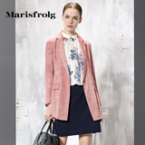 Marisfrolg玛丝菲尔 时尚100%25桑蚕丝西装外套 专柜正品秋女装