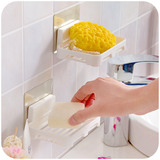双庆 无痕贴浴室壁挂式肥皂盒 沥水香皂架 创意肥皂架 单个装