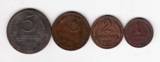 苏联硬币1924年1戈比2戈比3戈比5戈比4枚品如图C