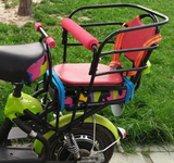 自行车双人双胞胎宝宝儿童后座椅电动单车山地车后置坐椅