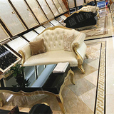 售楼处洽谈沙发组合 卡座沙发 欧式接待双人沙发新古典样板房家具