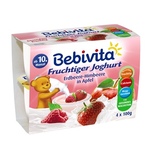 【预定】德国Bebivita贝唯他 草莓覆盆子水果酸奶 100g 拆单卖