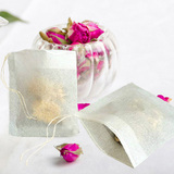 7.5*6cm滤纸抽线空茶包袋 泡茶袋 环保过滤袋 一次性茶包 100枚装