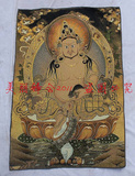 黄财神唐卡财神画像西藏唐卡画藏传佛教招财佛像画挂画卷轴画壁画