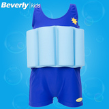 儿童泳衣男童男孩宝宝游泳衣小童游泳连体泳衣助泳浮力防晒游泳衣