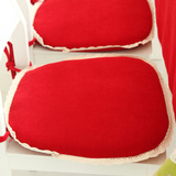 Nobildonn椅垫 布艺 纯色现代简约坐垫套含芯马蹄垫