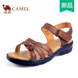 Camel骆驼女鞋 正品夏季新款凉鞋真皮透气日常休闲妈妈鞋A1326029