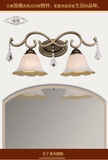 欧式壁灯床头卧室卫浴双头镜前灯美式铁艺壁灯客厅单头阳台过道灯