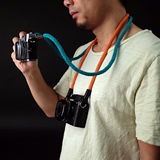cam-in 全棉真皮时尚相机背带  圆孔型 数码微单 长/短款 cam1300