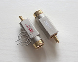 纯铜莲花插头 方正型 RCA音视频连接头 AV端子 音箱接线焊接头