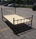 单人床铁艺床加厚学生床硬板床单层床1.2米成人铁床特价