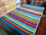 儿童地毯彩条彩虹系列客厅茶几卧室床边飘窗定制晴纶腈纶地毯