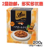 日本进口sheba希宝野菜鸡胸肉夹心酥饼干宠物猫粮猫零食化毛磨牙