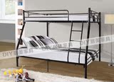 高低床子母床黑色组合铁架床上下铺特价欧式铁艺上下床双层床成人