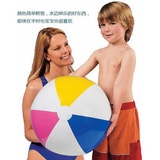 正品 四色沙滩球海滩球 充气球 游泳球 男女儿童水上玩具 3种尺寸