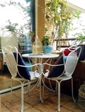 厂家直销 酒吧桌椅组合 实木咖啡桌椅套件 碳化复古休闲高脚凳椅
