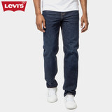 Levi's李维斯504系列男士百搭直筒深蓝色水洗牛仔裤00504-0389