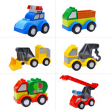 惠美兼容乐高 大颗粒积木 儿童创意车辆 益智拼插积木拼装玩具