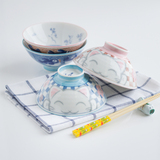 日本进口碗米饭碗釉下彩日式餐具招财猫陶瓷情侣家用碗创意个性碗