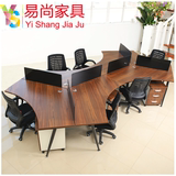 广州办公家具新款时尚屏风隔断员工办公桌简约现代职员电脑桌椅