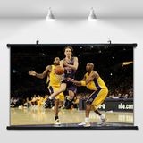 纳什太阳时期NBA巨星96黄金一代装饰巨幅画卧室篮球海报有框挂画