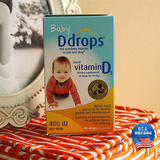 海淘 美国版baby Ddrops D3纯天然婴儿维生素D3滴剂VD3 90滴 19年