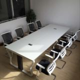 上海办公家具板式会议桌小型会议桌时尚条形桌培训洽谈办公桌定做