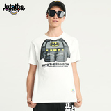 潮牌Into The Rainbow/超级英雄卡通蝙蝠侠BATMAN短袖T恤男女通用