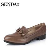 Senda/森达秋季专柜同款羊皮浅口女单鞋K3A02CQ5