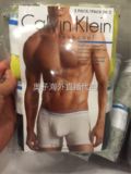现货！正品代购ck Calvin Klein男士高弹纯色透气棉平角内裤2条装