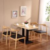 欧式天然大理石实木雕花描边圆形餐桌带转盘餐厅饭桌椅组合小户型