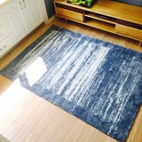 外贸出口 正品爱琴海 蓝灰色渐变长方形客厅卧室超柔加厚地毯地垫