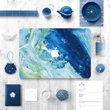水彩油画贴纸MacBookAir13pro15苹果笔记本电脑创意外壳保护贴膜
