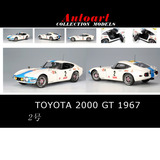 1:18 奥拓Autoart 丰田Toyota 2000 GT 1967年 2号车 汽车模型
