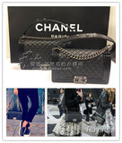 洛丽塔香港正品代购 Chanel Le Boy 香奈儿 菱格银扣链条单肩包