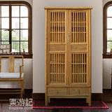 东游记中式书柜免漆榆木自由组合实木书架雕花橱柜古典简约书橱柜
