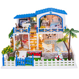DIY小屋来自星星的你 手工拼装建筑模型情人节礼物 可代做成品