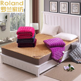 罗兰家纺正品法兰绒薄款保暖床褥 床垫保护垫秋冬褥子1.5米1.8m床