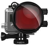 美国polar pro新款gopro hero4/3+ go pro4潜水红色滤镜微距现货