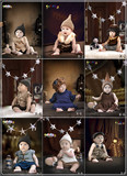 新款儿童摄影韩式服装百天拍照可爱衣服宝宝影楼周岁写真服饰批发