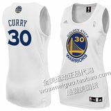 美国代购正品adidas勇士队库里女款球衣篮球背心3色全明星款Curry