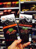 荷兰直邮  瑞士SWISS 纯黑巧克力72%、78%含量