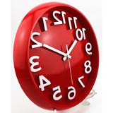 14英寸个性艺术钟表创意简约立体字挂钟时尚客厅卧室圆形石英钟表