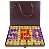 包邮进口费列罗99格巧克力礼盒装玫瑰花创意情人节生日礼物